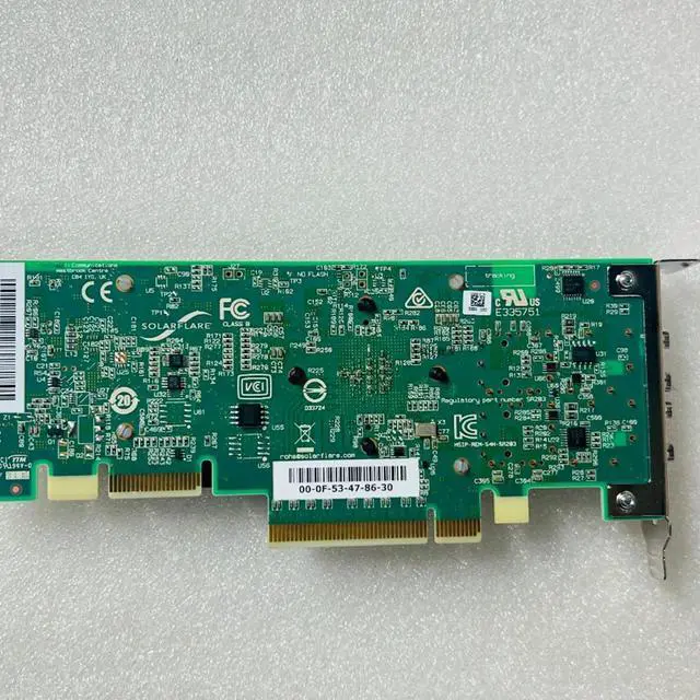 Alt view image 2 of 3 - For Solarflare SFN8522 10Gb Financial Securities High Performance Low Latency 10G Dual Port Network Card X2522