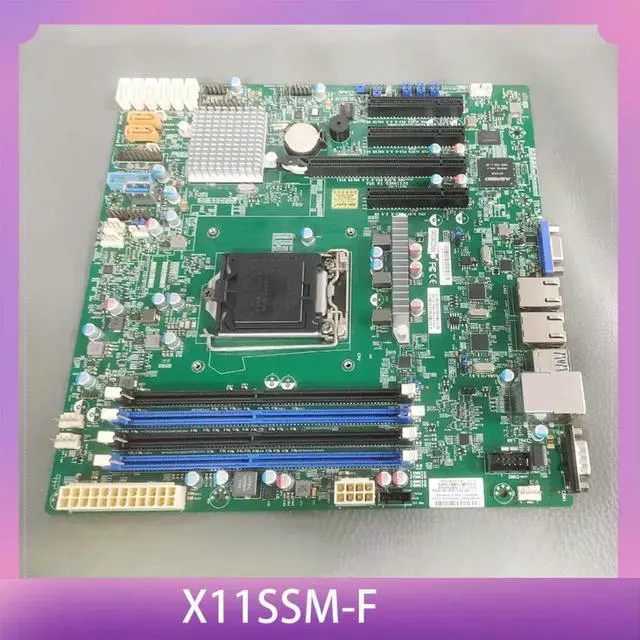 Main image of E3-1200 v6/v5 7th/6th Gen. Core i3 Series 8 SATA3 (6Gbps) IPMI 2.0 LGA1151 For S Server Motherboard X11SSM-F