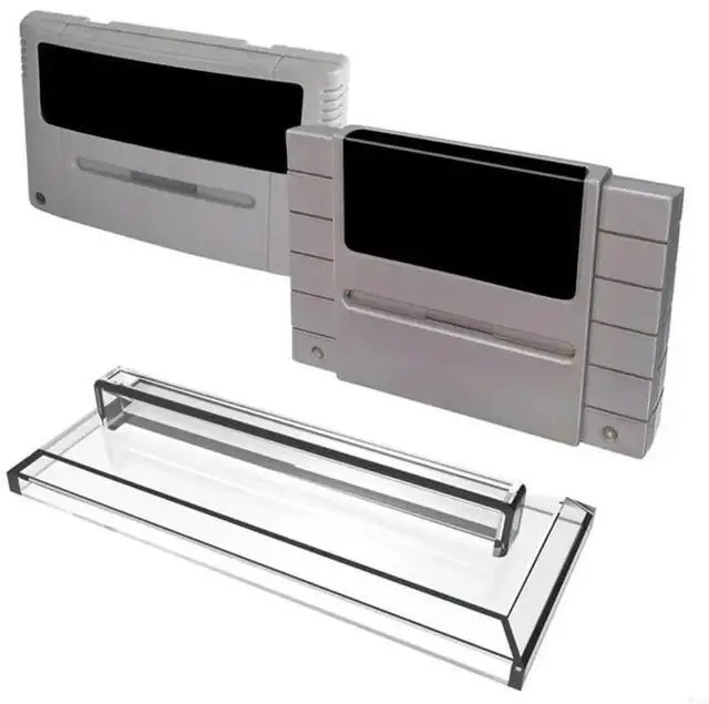 Alt view image 3 of 4 - Transparent Storage Shelf Display Stand Fall Protections Storage Base
