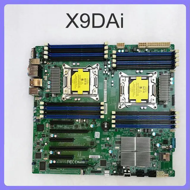 Main image of ECC DDR3 LGA2011 PCI-E 3.0 SATA3 USB 3.0 For S Dual way Server Motherboard X9DAi