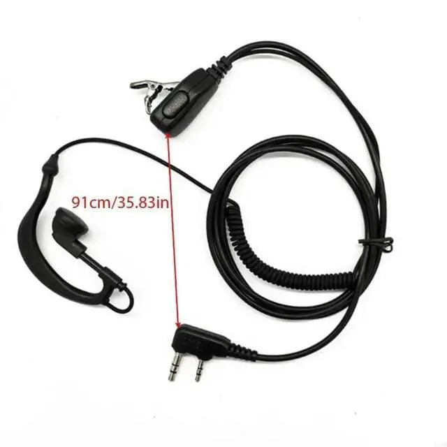 Main image of Walkie-Talkie Headset 2 Pin Intercom Earphone Headphone for UV-5R UV5R UV-5RE