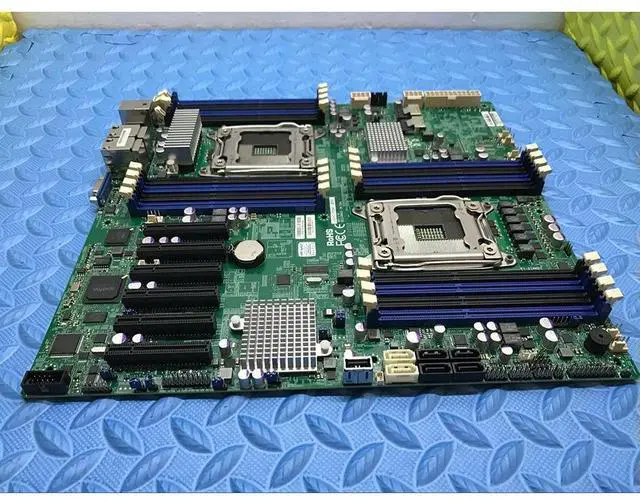 Alt view image 3 of 3 - E5-2600 Family ECC DDR3 LGA2011 For S Motherboard X9DRD-7LN4F-JBOD