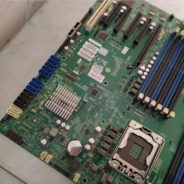 Alt view image 2 of 3 - LGA 1356 DDR3 SATA3 PCI-E 3.0 IPMI 2.0 Xeon Processor E5-2400 v2 For S Motherboard X9DB3-TPF