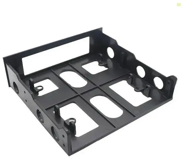 Main image of 3.5" to 5.25" Floppy to Optical Bay Mounting Bracket Front Panel for Desktop PC Hard Disk Bracket Dropshipping