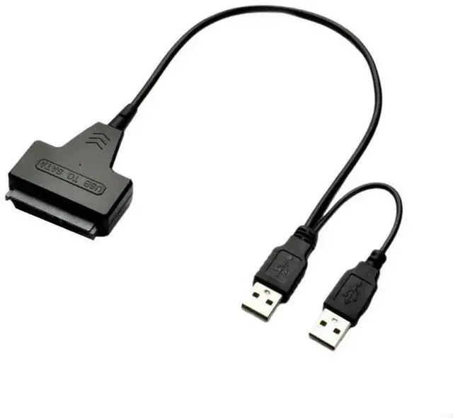 Main image of WXTB 2.5" SATAs Hard to USB Cable with Power Adapter Port, LED for Data Recovery and Backup