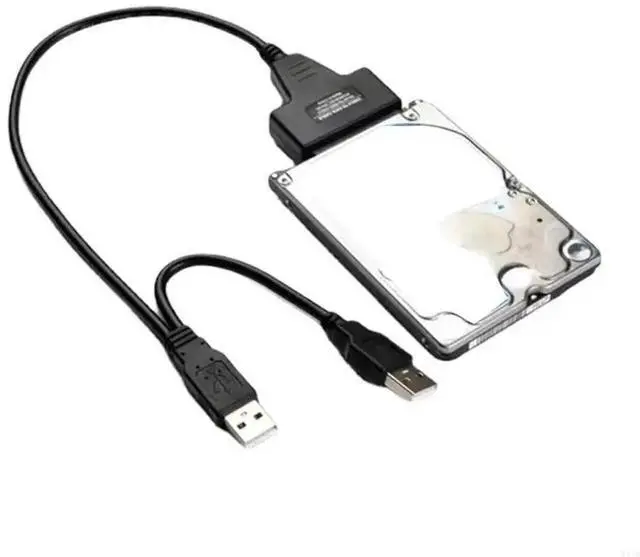 Alt view image 2 of 4 - WXTB 2.5" SATAs Hard to USB Cable with Power Adapter Port, LED for Data Recovery and Backup