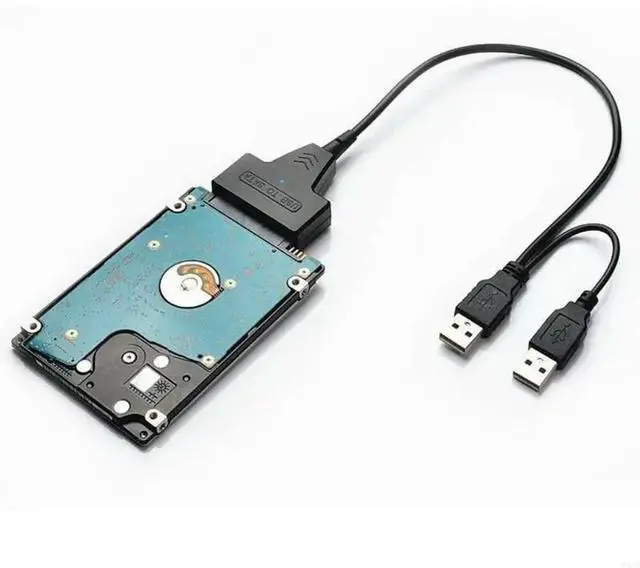 Alt view image 3 of 4 - WXTB 2.5" SATAs Hard to USB Cable with Power Adapter Port, LED for Data Recovery and Backup