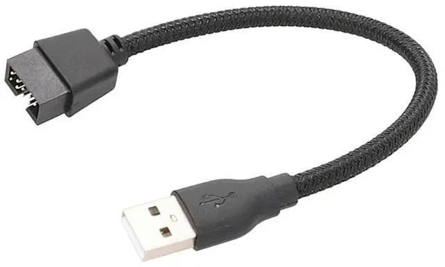 Alt view image 2 of 4 - Usb A Male To 9-Pin 9pin Motherboards Built-In WaterCooled Data To Extension Dropshipping