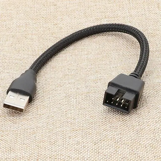 Alt view image 4 of 4 - Usb A Male To 9-Pin 9pin Motherboards Built-In WaterCooled Data To Extension Dropshipping