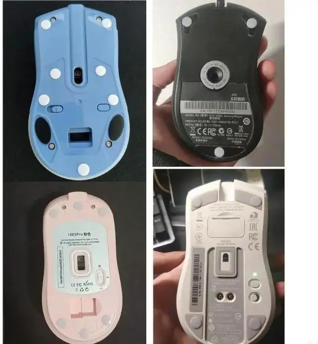 Alt view image 3 of 4 - 0.6mm Curved Mouse Feet Mouse Skates For G1 MX300 M100 M210 M-180 Mice