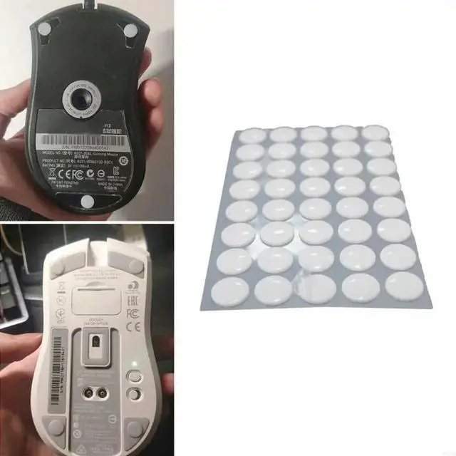 Main image of 0.6mm Curved Mouse Feet Mouse Skates For G1 MX300 M100 M210 M-180 Mice