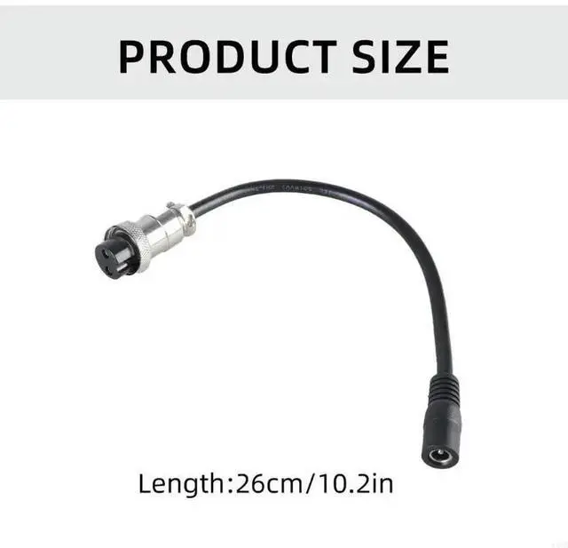 Main image of GX20 2Pin Aviation Power Cable with 5521 Connector Input 150W Power Delivery