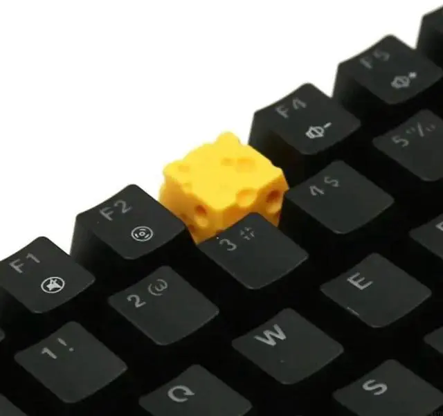 Alt view image 4 of 4 - Mechanical Keyboard for Key Resin Chesse Cake Keycap for MX Switches Key