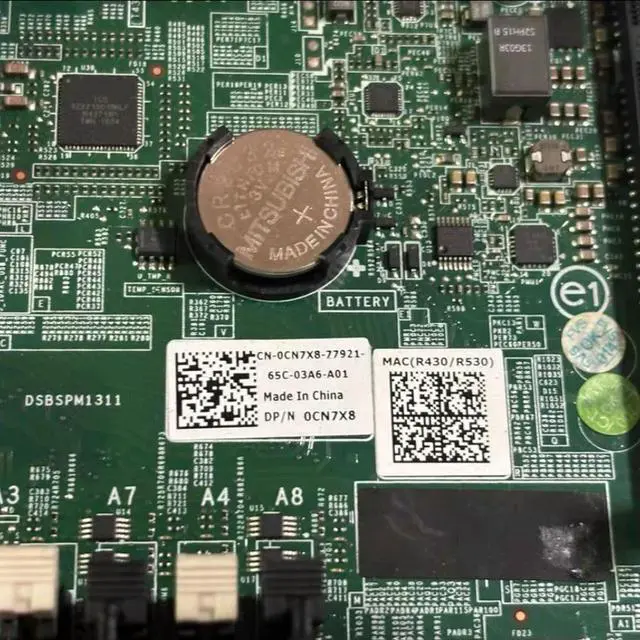 Alt view image 3 of 3 - For R430 R530 server motherboard HFG24 3XKDV DYFC8 XNNCJ 0CN7X8