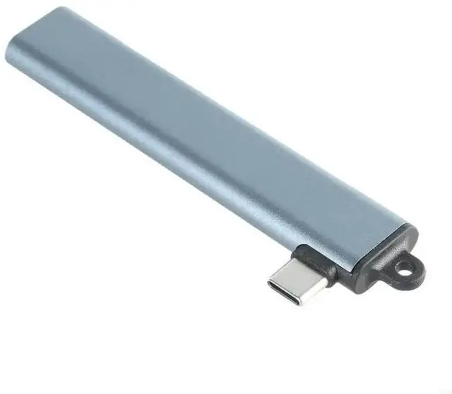 Alt view image 4 of 4 - 90 Degree USB C to 3 Port USB 2.0 and 1Port USB Hubs Adapter for Charging and Data Transfer