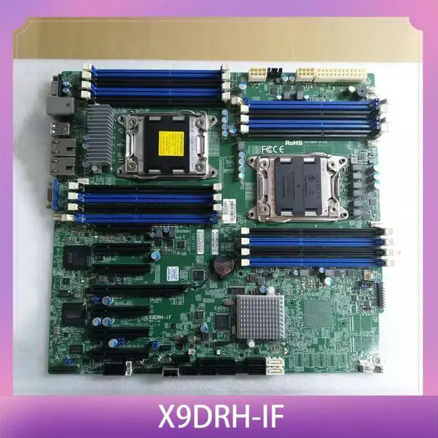 Main image of Xeon E5-2600 V1/V2 Family LGA2011 ECC DDR3 For S Server Motherboard X9DRH-iF