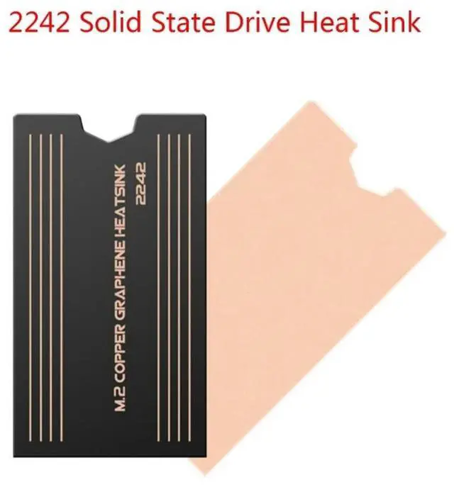 Alt view image 2 of 4 - Gaming Laptop Cooling Jackets for 2242 SSD HeatSink Graphene Heat Dissipator Dropshipping