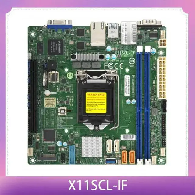 Main image of LGA1151Xeon E-2100/2200 Processor C242 For S Server Motherboard X11SCL-IF
