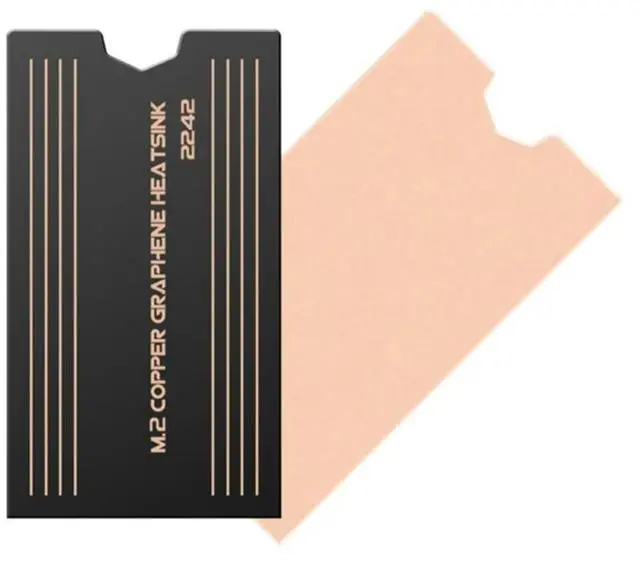 Alt view image 3 of 4 - Gaming Laptop Cooling Jackets for 2242 SSD HeatSink Graphene Heat Dissipator Dropshipping