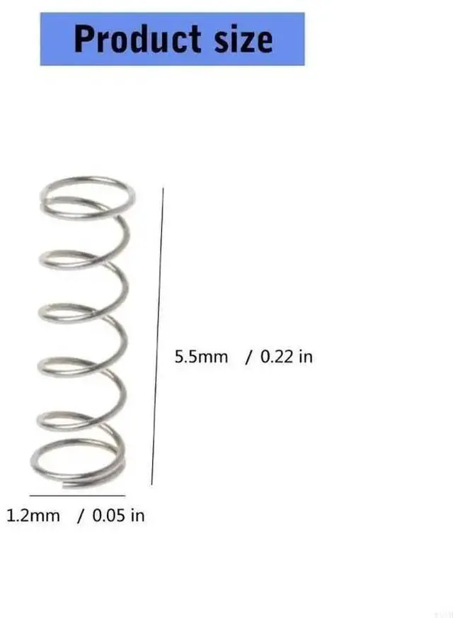 Main image of 10pcs Durability Metal Springs for Mouse Models G500 G502 G700S M705 M950