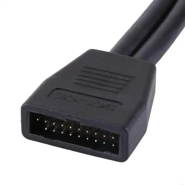 Alt view image 4 of 4 - USB3.0 19Pin 20Pin Male Female Converter Entension Cable for Computer Mainboard