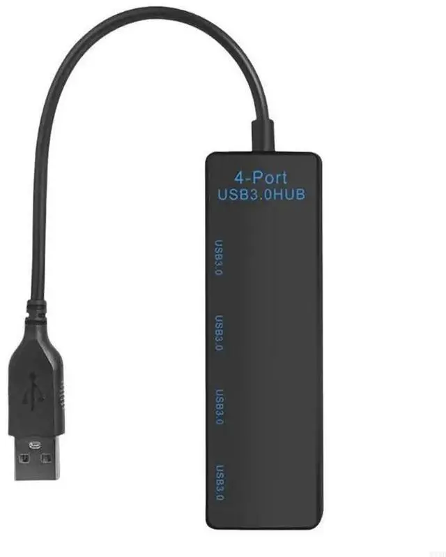 Alt view image 3 of 4 - 4Port USB3.0 Hub USB Splitter USB Expander with LED for Desktops Laptops Connecting Mouse Keyboard