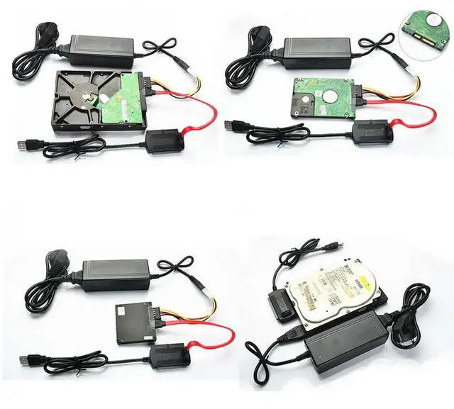 Alt view image 2 of 4 - USB Adapter for Sata / IDE 3.5" (40-pin) / IDE 2.5" (44-pin) Support Hard Drive Disk HDD Converter