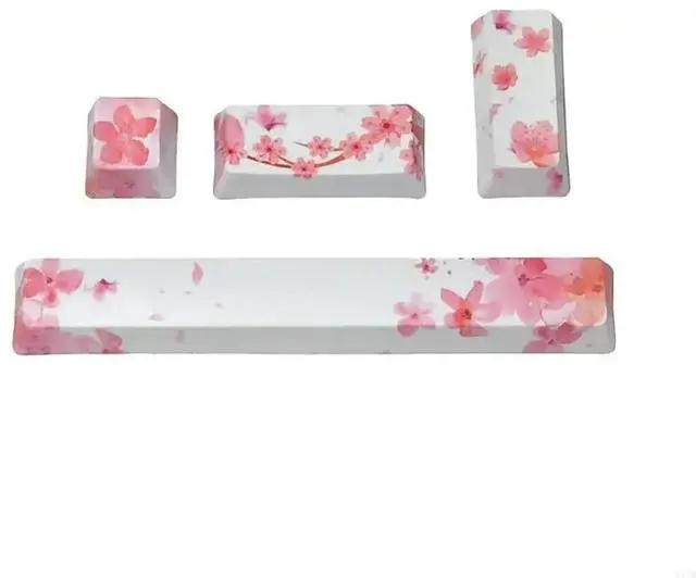 Main image of 4 Keys PBT OEM Keycaps SPACE ENTER Keycap for Key Caps Dye SubbBlossom for Mechanical Keyboard