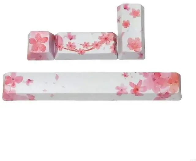 Alt view image 2 of 4 - 4 Keys PBT OEM Keycaps SPACE ENTER Keycap for Key Caps Dye SubbBlossom for Mechanical Keyboard