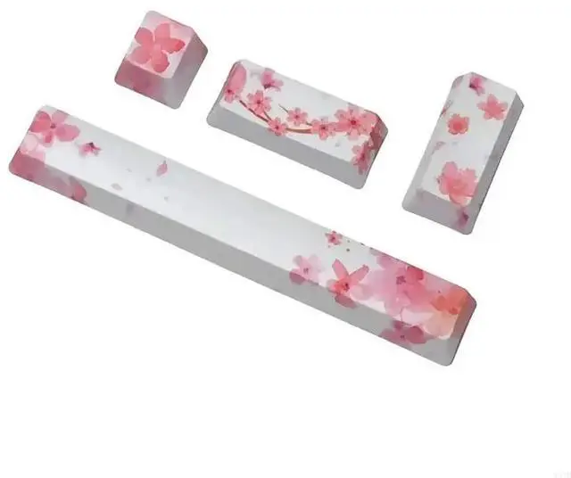 Alt view image 3 of 4 - 4 Keys PBT OEM Keycaps SPACE ENTER Keycap for Key Caps Dye SubbBlossom for Mechanical Keyboard