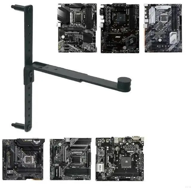 Alt view image 4 of 4 - H01 Chassis Graphics Card Bracket Metal Stand Suitable forATX,E-ATX