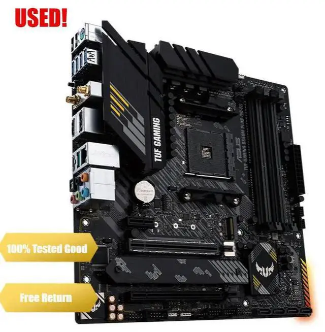 Main image of TUF GAMING B550M PLUS (WI-FI) Micro-ATX B550M Motherboard DDR4 4600(OC) MHz 128G Mining Set AM4 Support Ryzen CPU