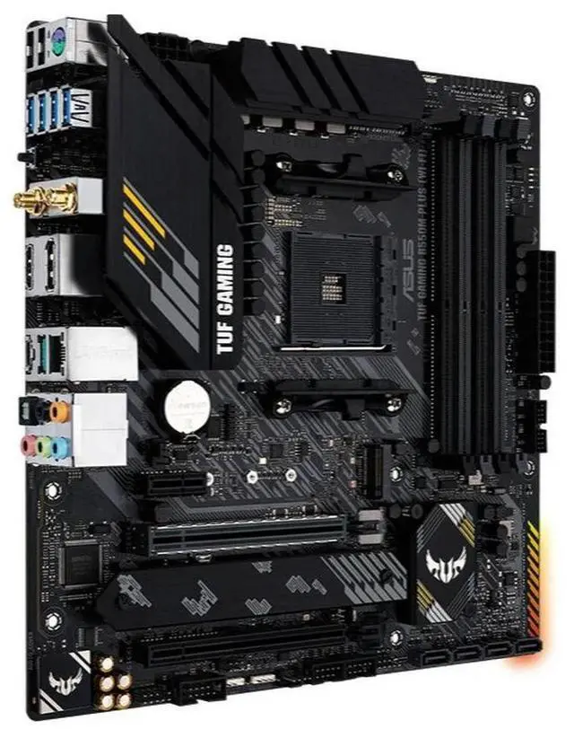Alt view image 2 of 4 - TUF GAMING B550M PLUS (WI-FI) Micro-ATX B550M Motherboard DDR4 4600(OC) MHz 128G Mining Set AM4 Support Ryzen CPU