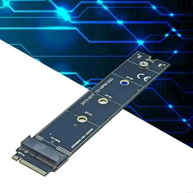 Alt view image 4 of 4 - M.2 NVME SSDs Adapter Converters Card for 2013 2014 2015 2017 A1465 A1466