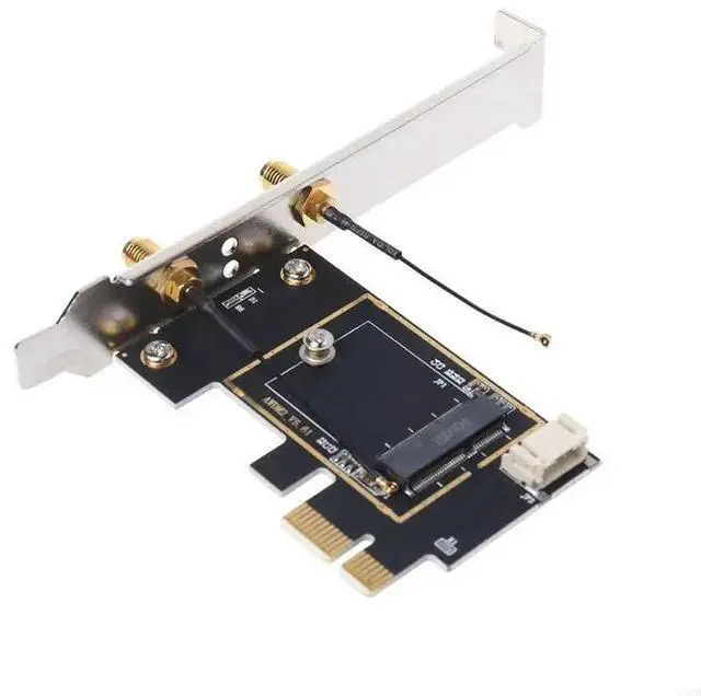 Alt view image 6 of 7 - Converter Adapter Board Card Disk M.2 NGFF to PCI-E Converter Bluetooth-compatible Adapter Power Cable Accessories