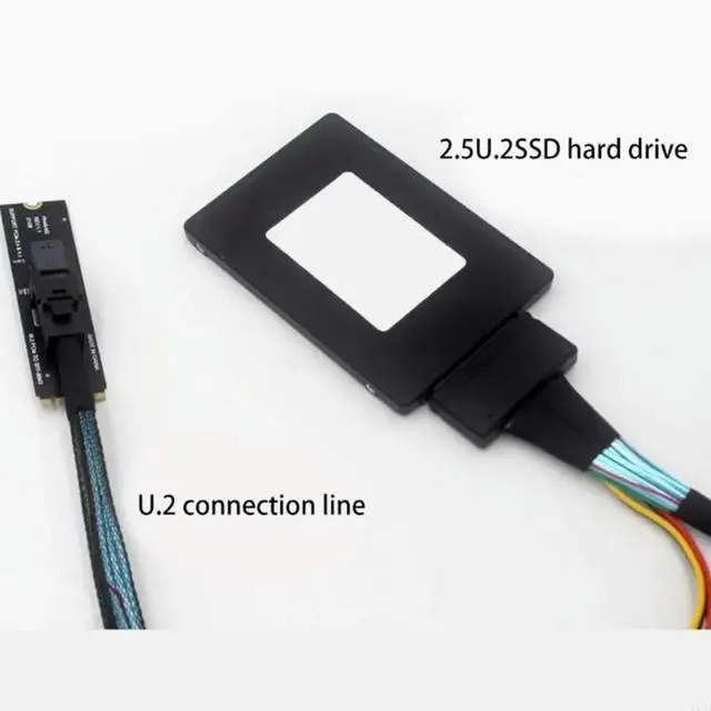 Alt view image 4 of 4 - M.2 PCIE to SFF-8643 Host Adapter Motherboards PCIE Adapter Host Controller Expansion Card for Desktop PC