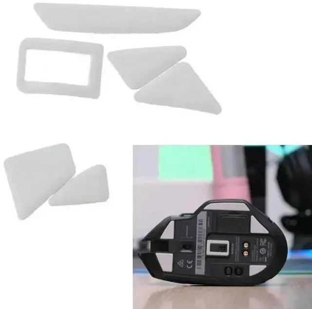 Alt view image 4 of 4 - Esports Curved Edges Mouse Skates for Basilisk Mouse Gaming Mouse