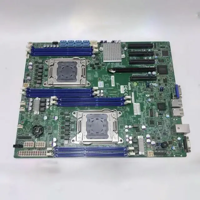 Alt view image 2 of 4 - For S Server Motherboard LGA 2011 DDR3 PCI-E3.0 IPMI2.0 X9DRD-LF-TW008 X9DRD-LF