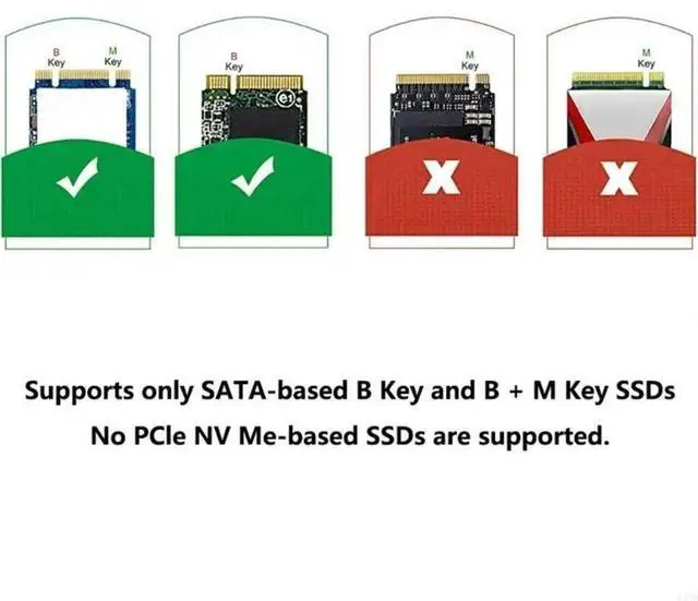 Alt view image 3 of 4 - M.2NGFF SSDs To USB3.0 Adapter For Seamlessly Data Migration And Storage