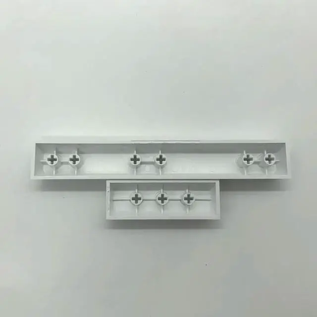 Alt view image 3 of 4 - 68PCS Minimalistic White Blank Keycaps XDA Height PBT Sublimations Keycap Set for AK680 RK68 DK68 Mechanical Keyboard