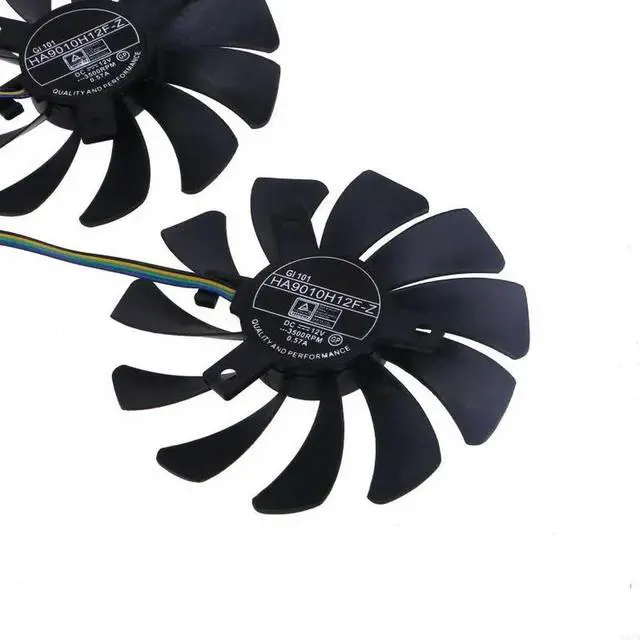 Alt view image 2 of 4 - 2PCS 85MM HA9010H12F-Z 4Pin Cooler Fan Replacement For Inno-3D GTX1060 OC 6G GTX960 P106-100 P106 GTX-1060 GTX960 Cards