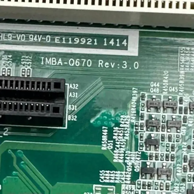 Alt view image 4 of 4 - For IEI IMBA-Q670-R30 Rev:3.0 Dual Network Ports Industrial Motherboard