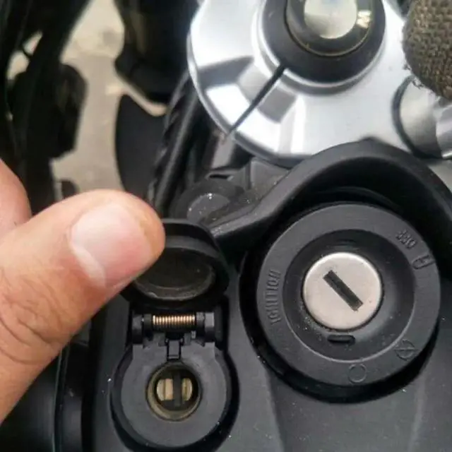 Alt view image 3 of 4 - 12-24V 4.8A Motorcycle Dual USB Power for DIN Plug DIN Powerlet Plug to Dual USB Adapter