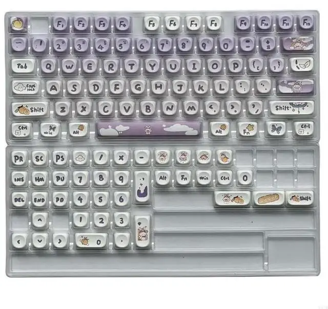 Main image of Unique PBT Keycaps MOA Keycap Set for Personalizing Mechanical Keyboards