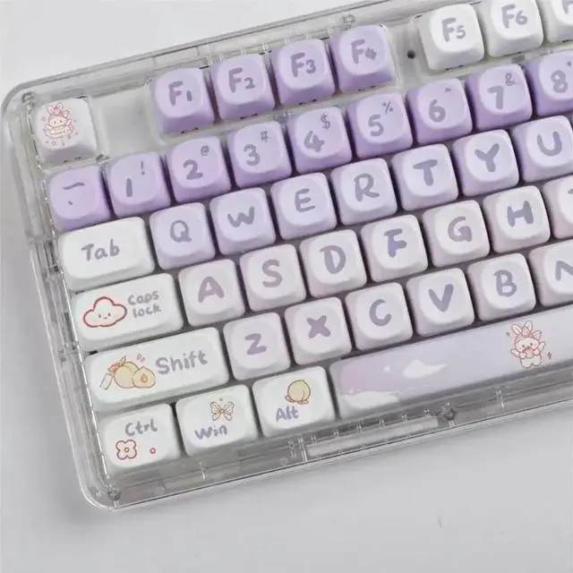 Alt view image 3 of 4 - Unique PBT Keycaps MOA Keycap Set for Personalizing Mechanical Keyboards