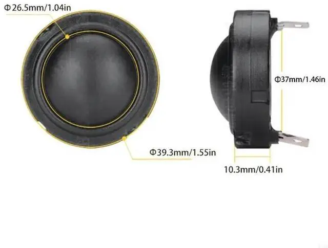 Alt view image 4 of 4 - 25Core Tweeter speaker High-end Neodymium Silk Full-range Treble Compensation Portable Equipment Accessorie