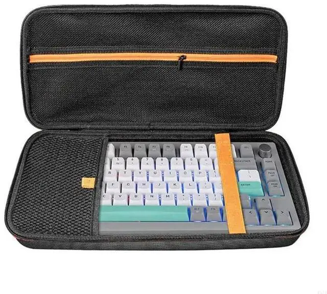 Alt view image 4 of 4 - 84 Key Wireless Keyboard Carrying Case Travel Case for Azoth Protective Storage