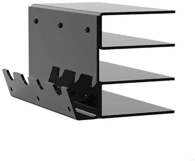 Main image of Sturdy 3 Tiers Keyboard Mouse Desktop Stand Keep Keyboards Within Reach Showcase Keyboards infor Gaming