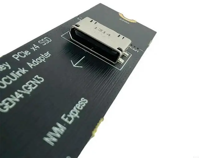 Alt view image 4 of 4 - M.2 NVME to U.2 Oculink Adapter for 2.5inch NVME U.2(SFF 8639)SSD Converter Fast