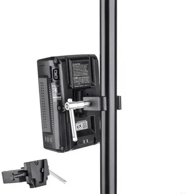 Alt view image 2 of 4 - Heavy Duty V Clamp Claw Clamp with Adjustable Pincer for Secure Mounting on Tripods and Tables